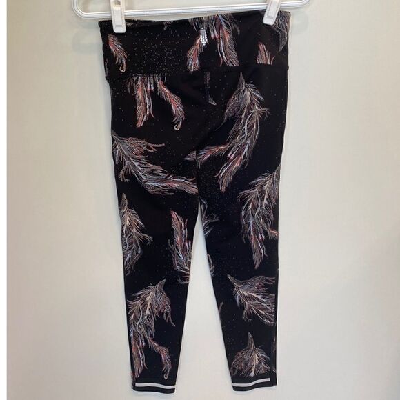 Free People Movement Serene Printed 7/8 Yoga Leggings Black - Picture 4 of 7